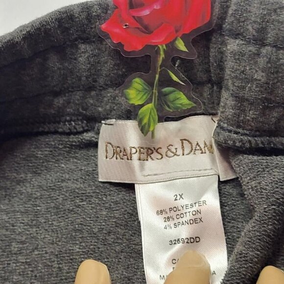Draper& Damond's, Women's Gray, Pants, Size 2X - Picture 4 of 8